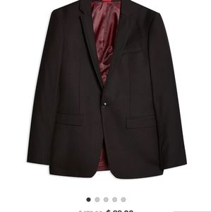 Top Man Black Suit Size 38R